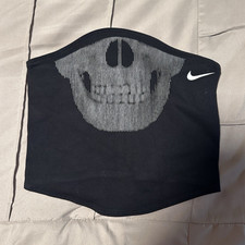 Nike Reusable Fabric Face Mask Skull Graphic Black/Gray One Size Adult Unisex