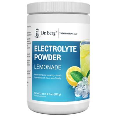 Dr. Berg Zero Sugar Hydration Keto Electrolyte Powder - Enhanced w/ 1000 mg o...