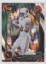 2024 Panini Select Club Level Black & Green Shock Prizm Marvin Harrison Jr 15tx