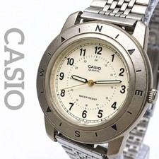 CASIO MTP-1138 Big Face Men's Watch, Y2K, Working Condition