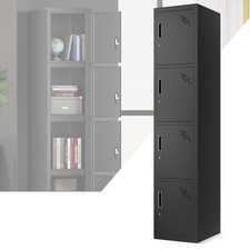 71H x 15W x 17D Lockable Metal Storage Cabine...