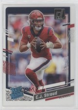 2023 Panini Clearly Donruss Rated Rookie CJ Stroud #93 2d8