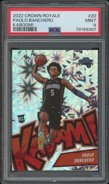 Paolo Banchero 2022 Panini Crown Royale Kaboom!