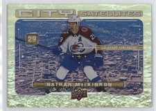2024 Upper Deck Series 1 City Satellites Gold 2/10 Nathan MacKinnon #CS-10 1c0e