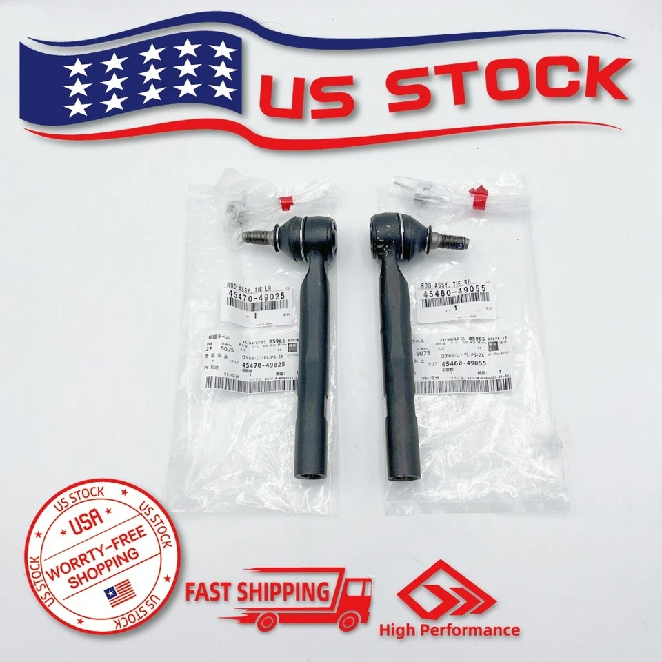 OEM 2X RIGHT & LEFT STEERING TIE ROD END SET OEM FOR 2009-2016 TOYOTA VENZA Foto 4 de 4