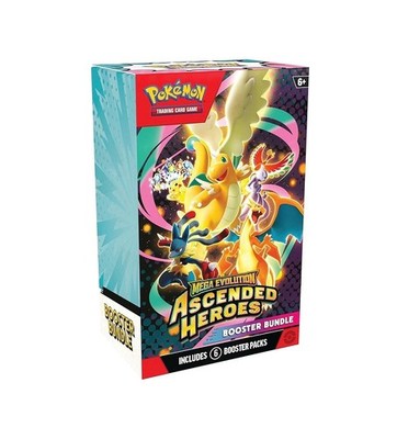 Pokémon Mega Evolutions Ascended Heroes Booster Bundle Factory Sealed