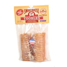 Smokehouse USA Made Toobles Dog Chew 1 Each/2 Count, 4-5 in By Smokehouse