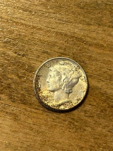 1945D Mercury Dime AU+