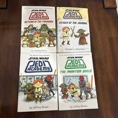 Star Wars Jedi Academy By Jeffrey Brown (Set Of 4 Books)