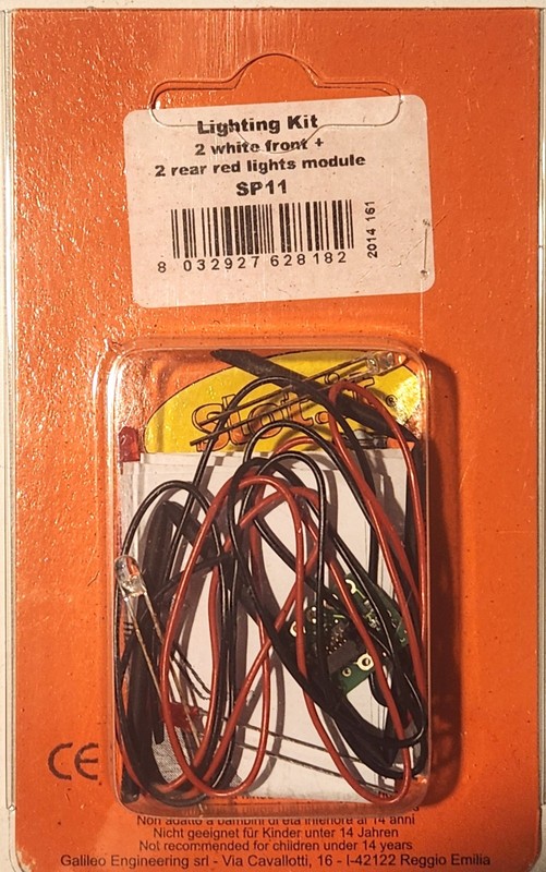 Slot.it SP11 lighting kit / 2 white front + 2 Rearred lights module / S7