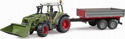 Gadget - Bruder: 2182 - Trattore Fendt Vario 211 Con Benna E Rimorchio -D- Brude
