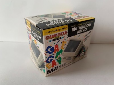 Factory-Sealed NEW] SEGA Game Gear Micro White Big Window Micro GG