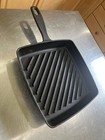 Food Network Cast Iron Square Skillet  With Diagonal Raised Lines 10 x 10 x 2 — photo 1