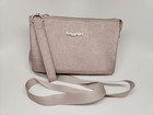 Baggallini Crossbody or Clutch Pinkish Beige Metallic Finish Excellent