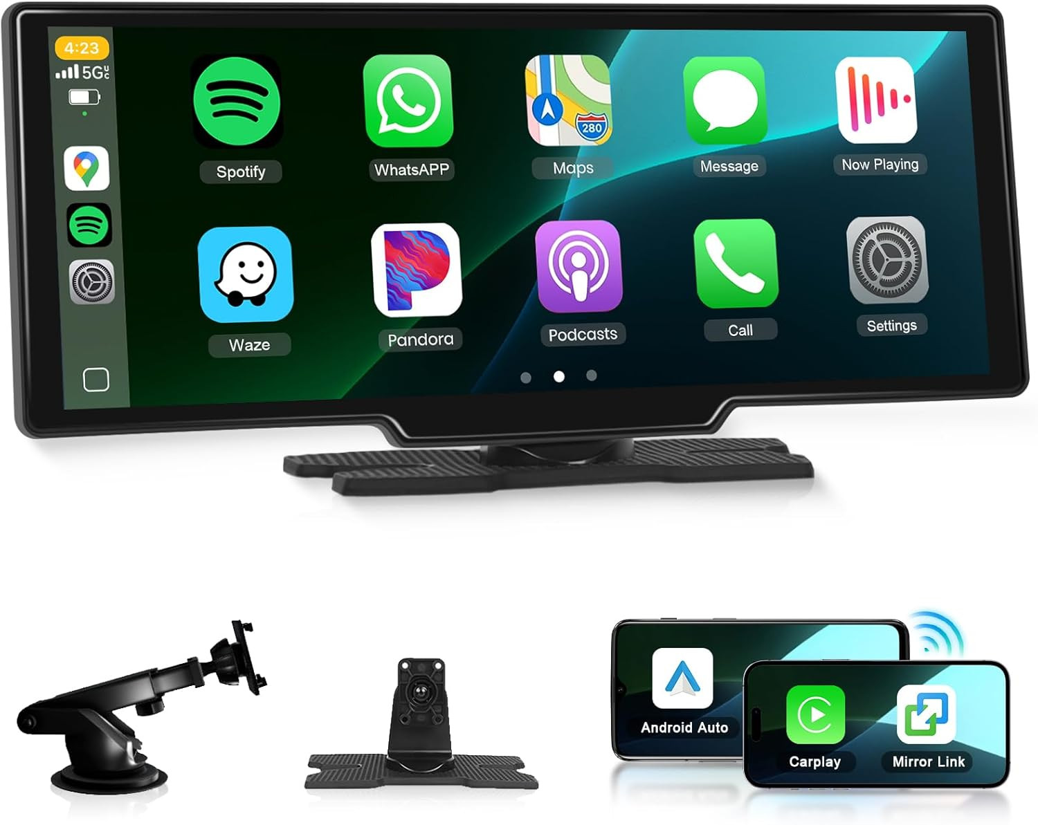 Monitor Auto 10.26 Pollici - Navigazione GPS Wireless & Sicurezza