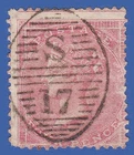 GB QV 1857 4d ROSE CARMINE SG66 GU MISPERF