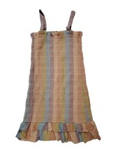 American Eagle Multicolor Cinched Dress Summer Size Small Adjustable Straps
