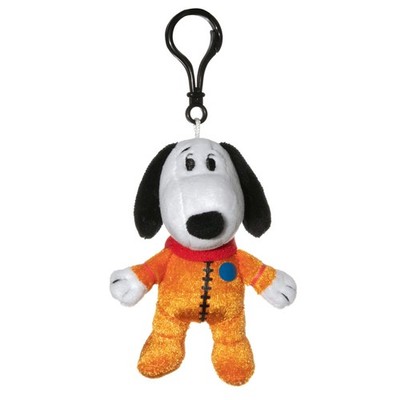 JINX Snoopy in Space Snoopy in Orange Astronaut Suit Clipsters Toy