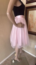 Bliss Tulle Women's Pink Tutu Ballet Skirt sz 2