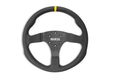 Sparco R330 Leather Steering Wheel for Automotive Enthusiasts
