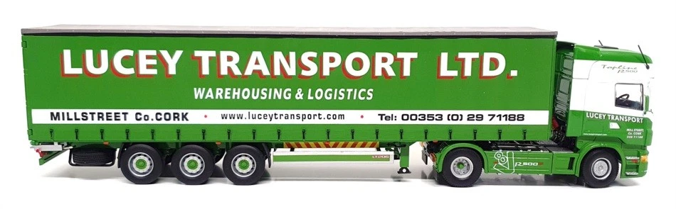 Universal Hobbies 1/50 Scale 5618A - Scania R500 Truck (Lucey)- Green/White — 第 3/4 张图片