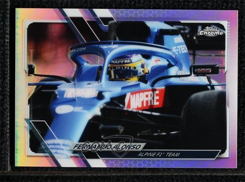 2021 Topps Chrome Formula 1 Celebrations Image Variation Fernando Alonso #9