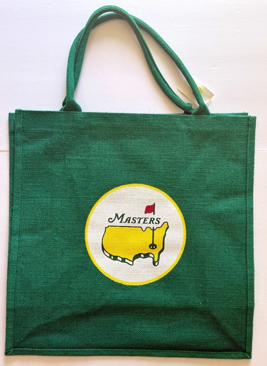 Masters golf Jute Bag large Augusta National green 2026 pga new | eBay