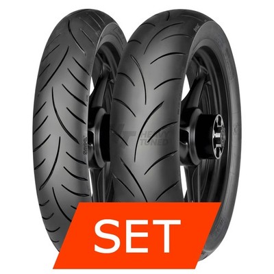 Reifenset Mitas MC-50 für Moto Guzzi Breva i.e. 750 10-11 110/70-17 + 130/80-17