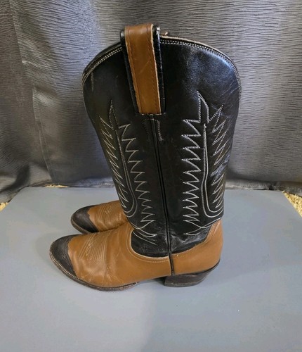 Tony Lama Cowboy Boots Brown 12 B Style 6230