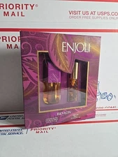 Enjoli Concentrated Cologne Spray .6oz,  Perfume Spray .3oz, Box Set, NEW