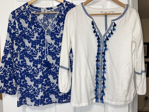 Boden Women Small 4 6 Woman S Shirt Top Blue Lot