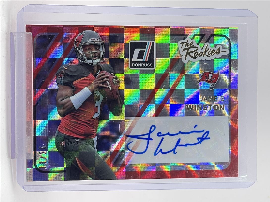 Jameis Winston Donruss the Rookies Autograph #JW Base