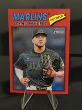 2026 Topps Heritage Dane Myers #75 Red Border Marlins