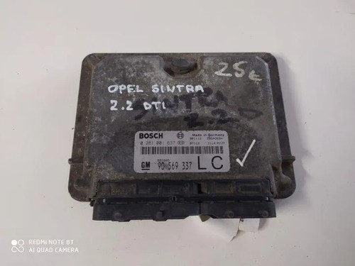 OPEL SINTRA Motorsteuergerät ECU 90569337LC 0281001637 2.20 Diesel 27014945