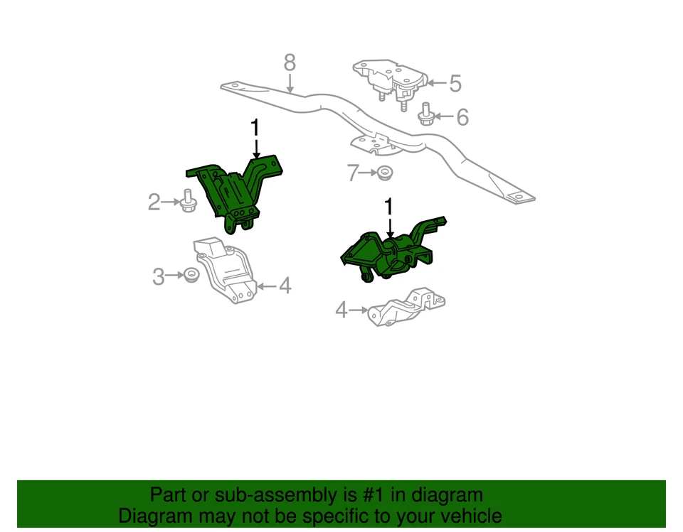 Montaje delantero original Ford 3W1Z-6038-CB CANTIDAD 1 Foto 4 de 4