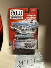 Auto World Classic Chrome 1958 Plymouth Fury, Blue A53