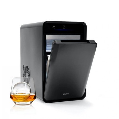 Newair Countertop Whiskey Ice Ball Maker - 32 Ice Spheres / 24 Hours, Black
