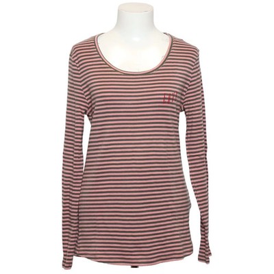 81 Hours, Langarmshirt, Größe: L, Pink/Grau, Baumwolle, Streifen, Damen #OEm