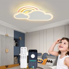 Kinder Deckenlampe Wolken Regenbogen Design Deckenleuchte Für Kindergarten