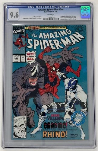 Amazing Spider-Man #344 - 2/91 - CGC 9.6