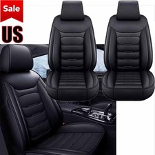 For Ford Mustang Car Seat Covers Leather Front Set Cushion Pad Mat -2 Front Seat