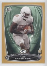 2014 Bowman Rookies Gold 368/399 Rajion Neal #59 0b2