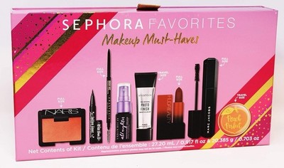 NIB Sephora Favorites Makeup Must-Haves Full Size & Travel Size Cosmetic Set