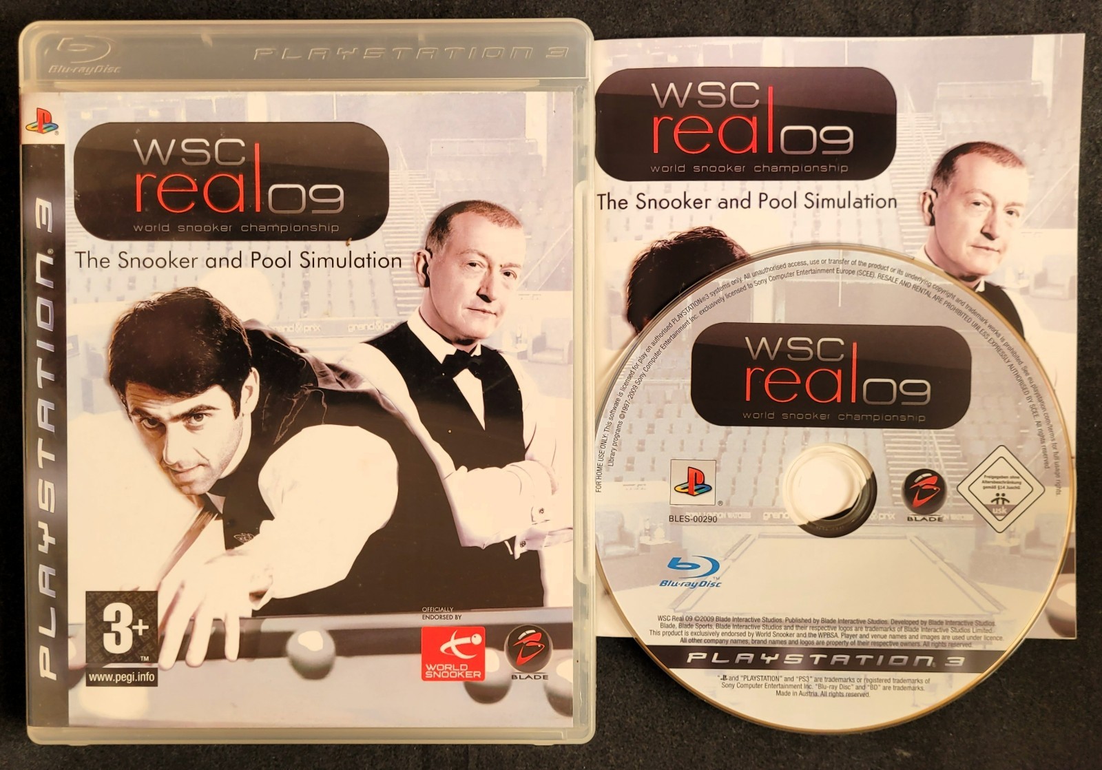 WSC Real 09: World Snooker Championship - PS3 - Same Day Dispatch !!