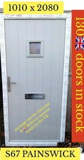 NEW SOLIDOR FLINT PAINSWICK COMPOSITE DOOR IN UPVC PVC FRAME 1010 x 2080 / 2030