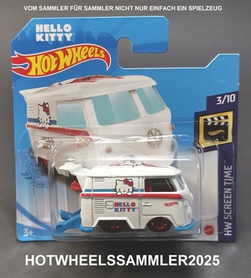 HOT WHEELS HELLO KITTY ''KOOL KOMBI'' HW SCRENE TIME OVP UNGEÖFFNET ANSEHEN!