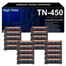 20PK TN450 Toner Cartridge for Brother TN420 MFC-7360N 7860DW HL-2270DW HL-2240