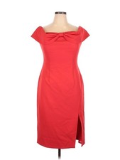 NWT Eliza J Women Red Cocktail Dress 14