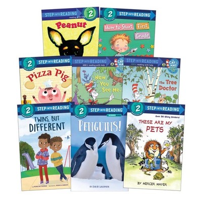 Kaplan Early Learning Step Into Reading Book Set - Level 2 - Set of 8