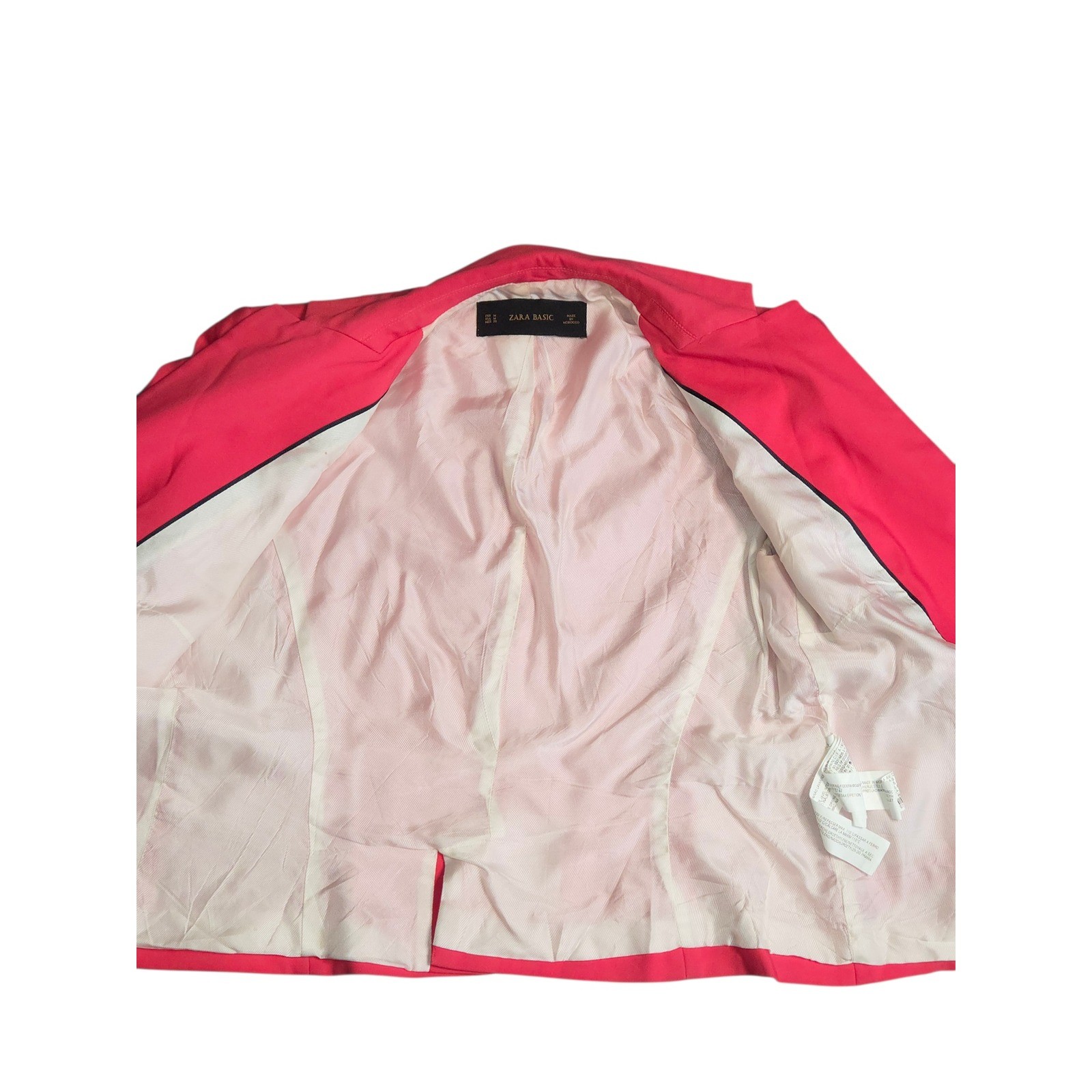 Zara Basic Womens Pink Single Button Tailored Bla… - image 4